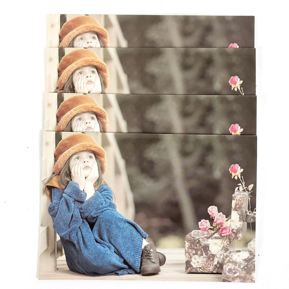 NEW!! (20) Kute Kid Collection Cards And Envelopes Vintage Blank Inside OPEN BOX - Picture 7 of 12